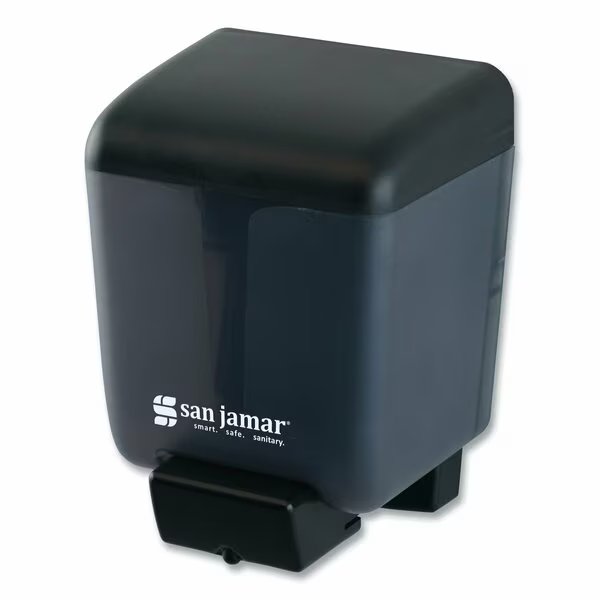 Classic Bulk Soap Dispenser, 30 oz, 3.97 x 4.92 x 6.64, Black, San Jamar, Mfr#: SN30TBK